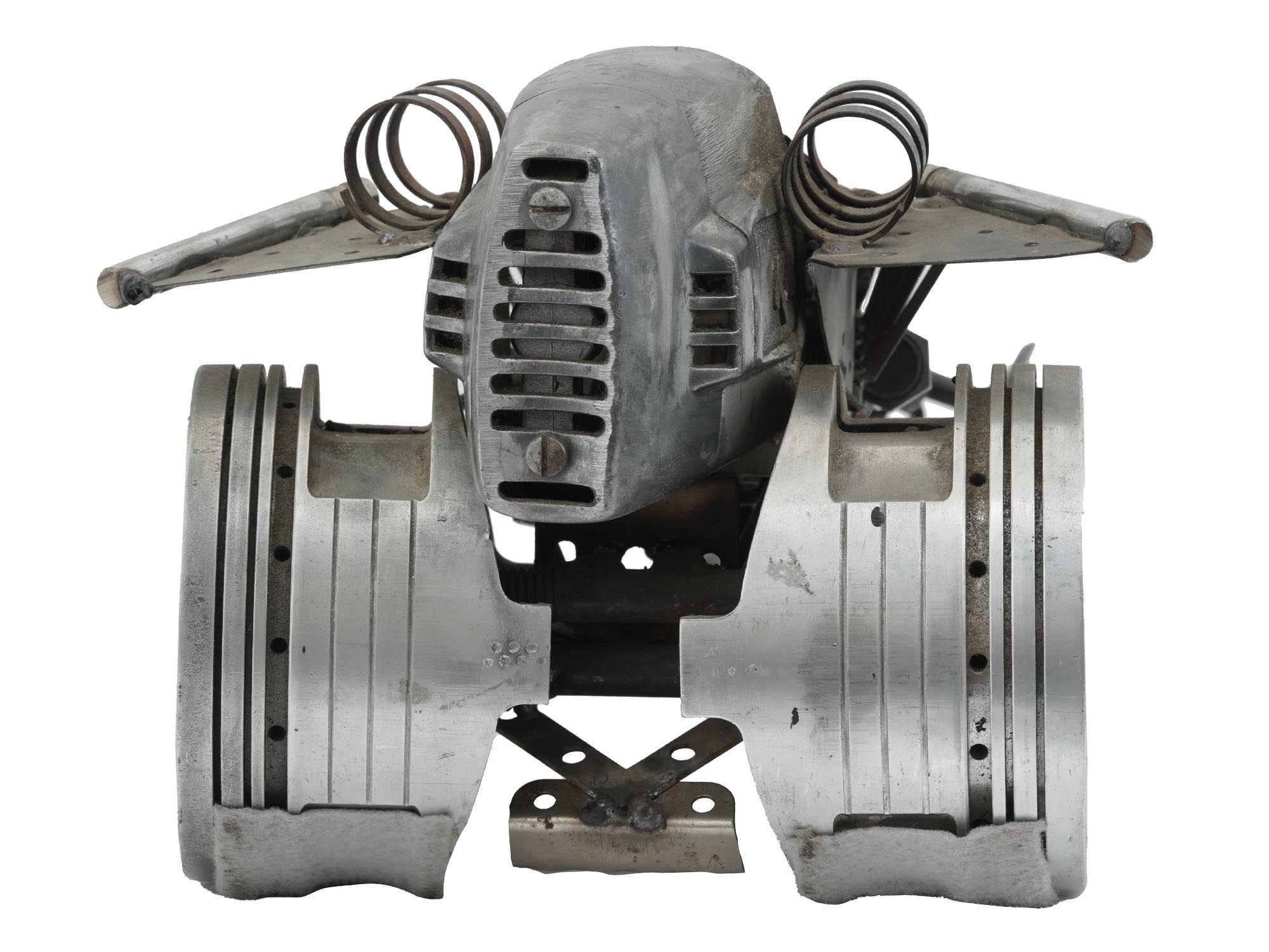 FUNNY CAR ASSEMBLAGE SCULPTURE BY DANIEL FIORDA PIC-2